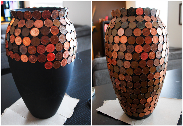 Gama de Respetuoso idioma Cómo hacer un jarrón metalizado.DIY – My Pretty Table
